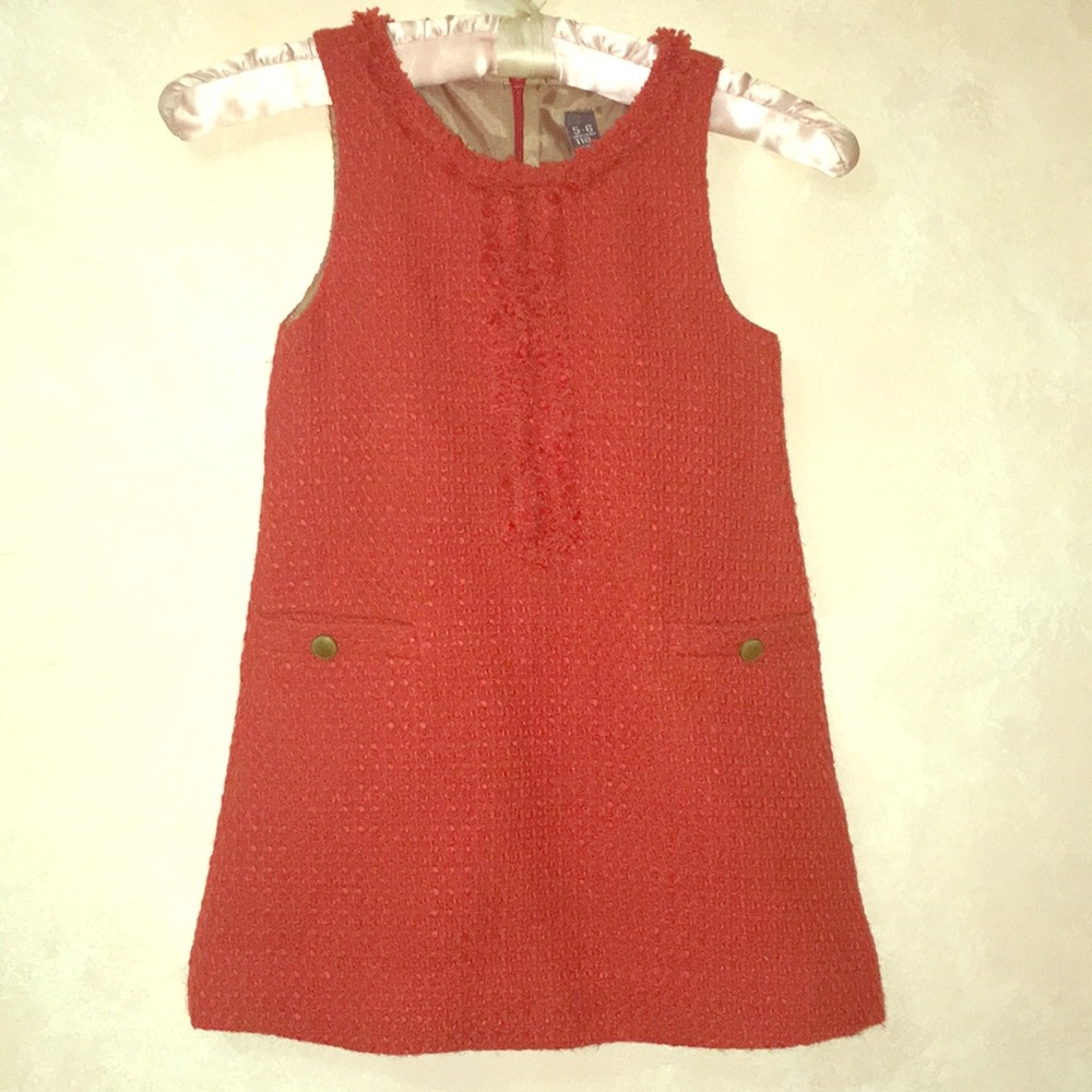 Zara Kids - Girl Boucle Dress - Size 5-6